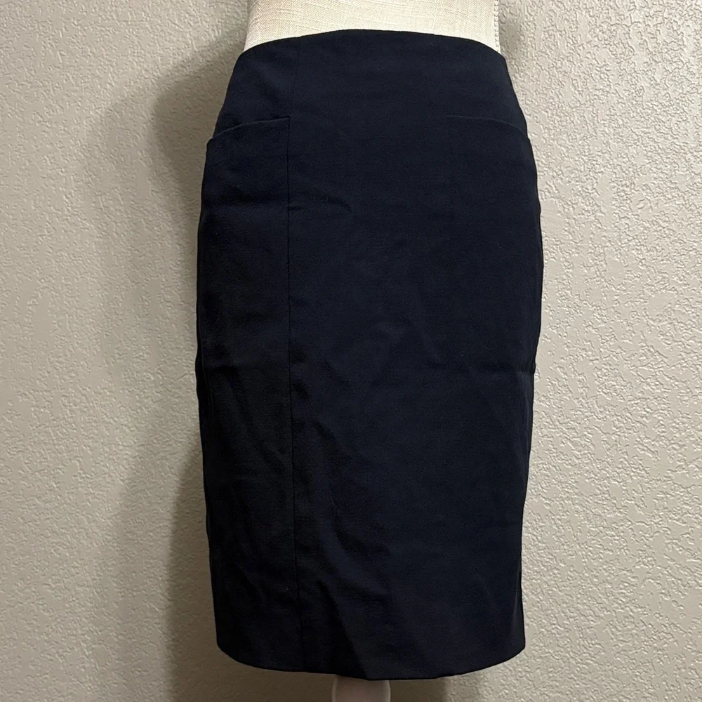 Chanel Uniform Navy Skirt